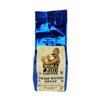 Moka Joe Coffee - Medium, DECAF, Whole Bean, 12 oz.