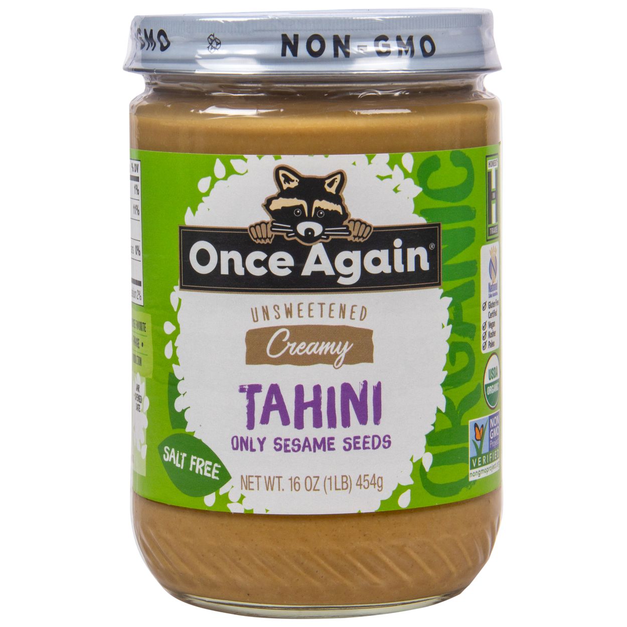 Tahini, Sesame 16 oz. - Salt Free