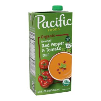 Soup, Roasted Red Pepper and Tomato Bisque