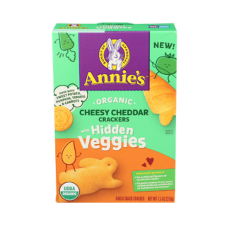 Crackers, Annie's Cheesy Cheddar with Hidden Veggies