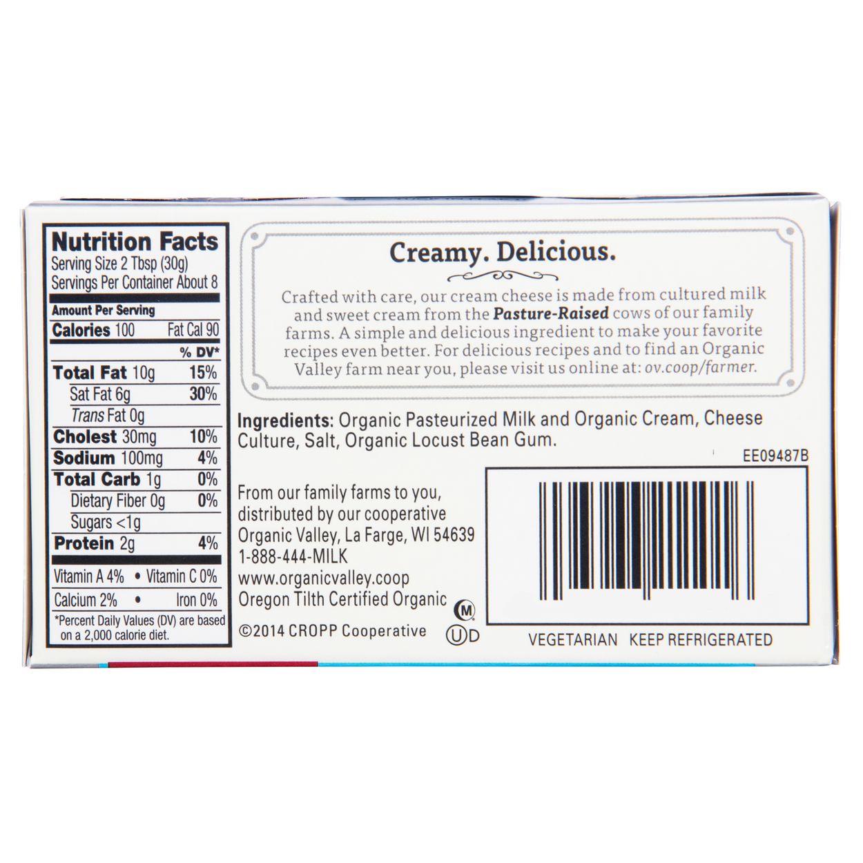 Organic Valley Cream Cheese 2