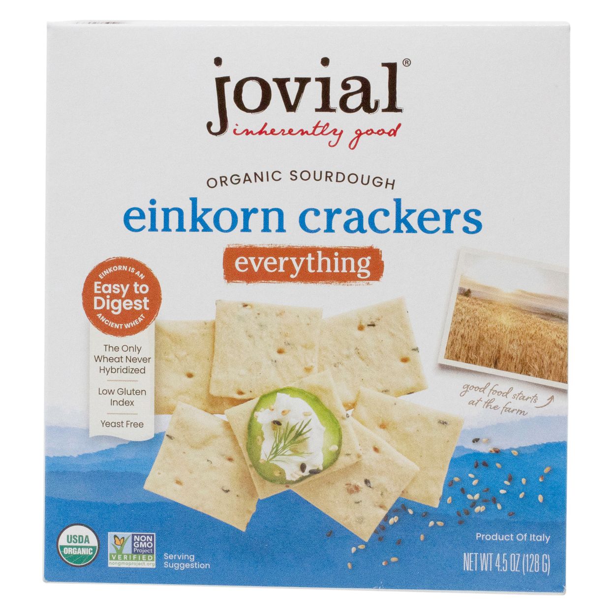 Everything Einkorn Crackers