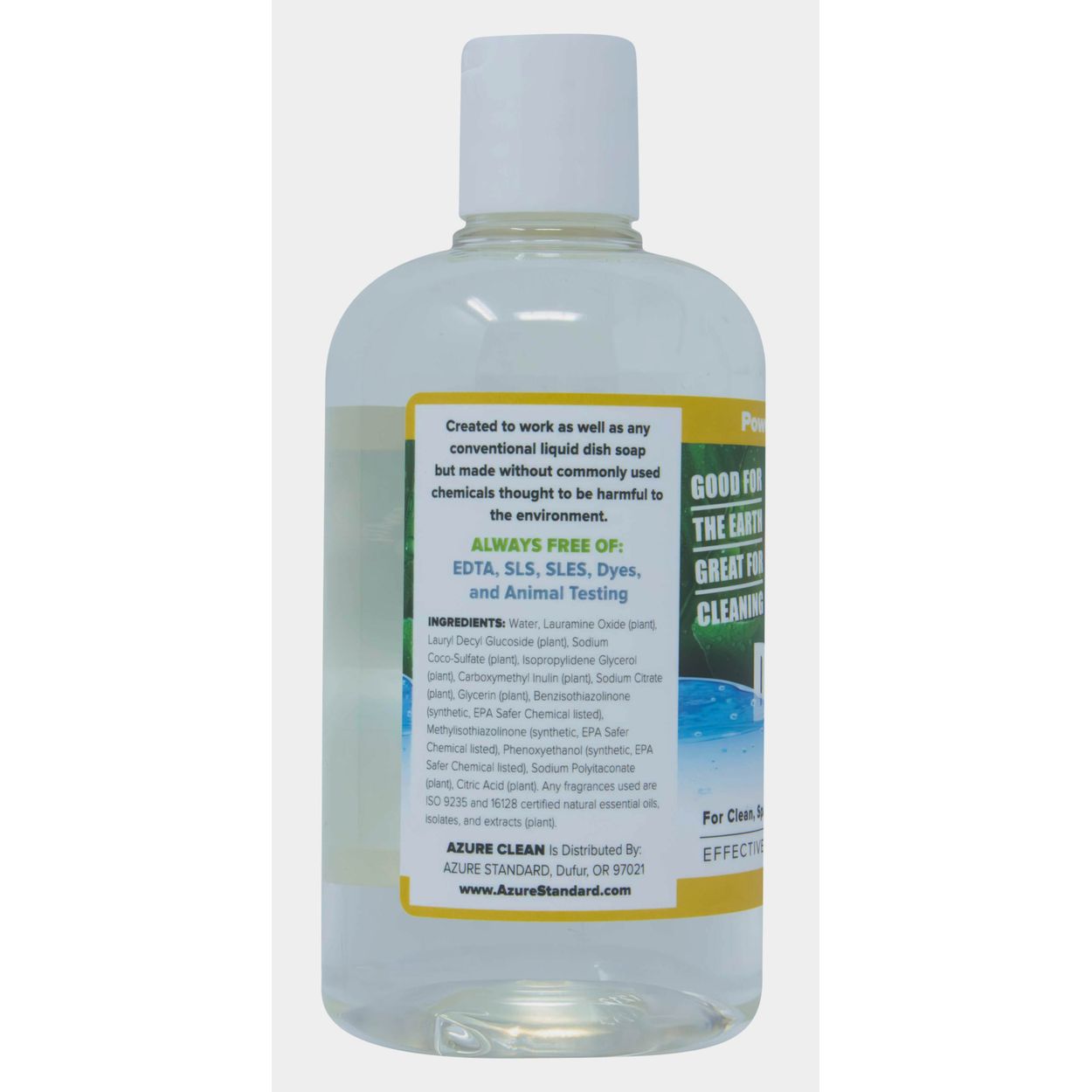 Azure Dish Soap Fragrance Free 3
