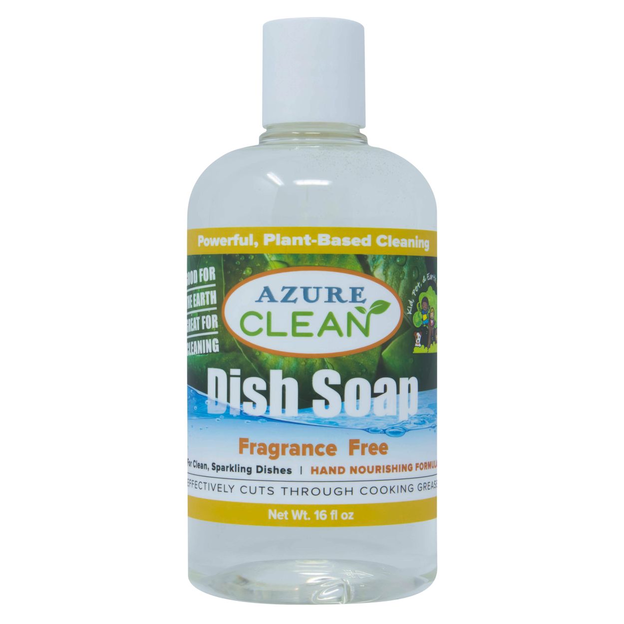 Azure Dish Soap Fragrance Free