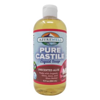 Castile Liquid Soap - Unscented Aloe - AzureWell