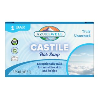 Castile Bar Soap - Unscented - AzureWell